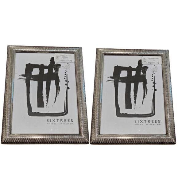 Six Trees 8 Piece Silver Photo Frame Lot – New (5x7 & 4x6) - Picture 4 of 6